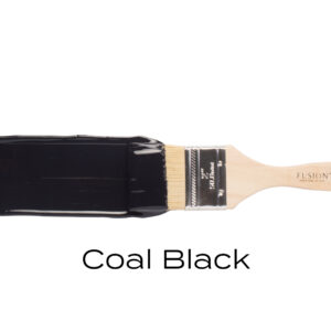 fusion mineral paint kleur sample Coal black