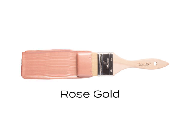 fusion mineral paint kleur sample rose gold
