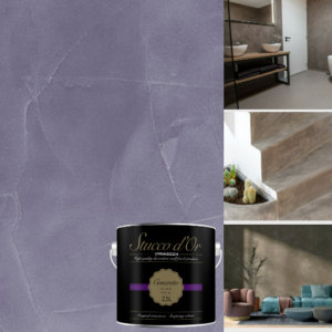 Betonlookverf Concreto – Paars – Stylish Grey Purple