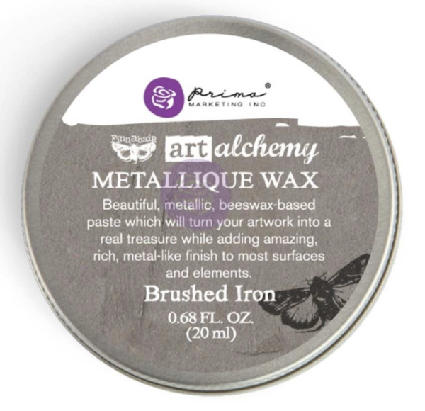 Art Alchemy- Metallic effect Wax - Brushed Iron