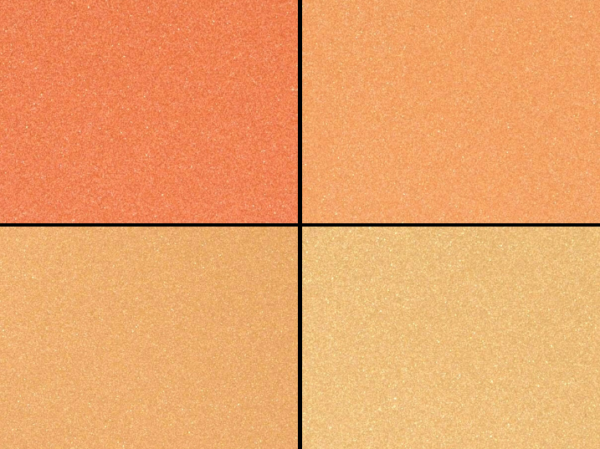 Sample Pakket Oranje tinten - Metallico - Stucco d'Or