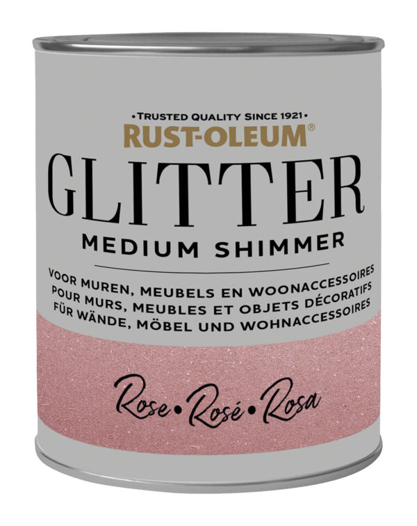 Glitter Lak - Roze - Medium shimmer