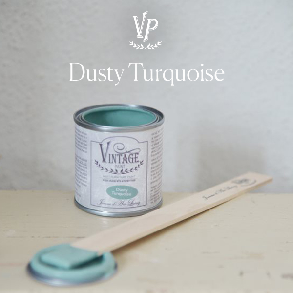 vintage paint - krijtverf - dusty turquoise