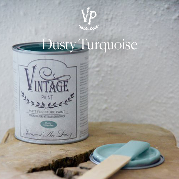 vintage paint - krijtverf - dusty turquoise