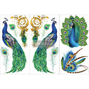 Redesign - Decoratietransfer - Peacock Paradise