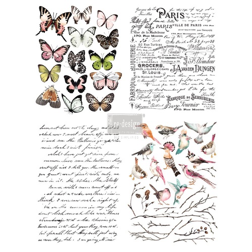 Redesign - Decoratietransfer - Parisian Butterflies