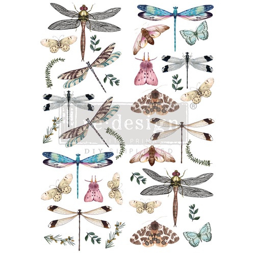 Redesign - Decoratietransfer - Riverbed Dragonflies