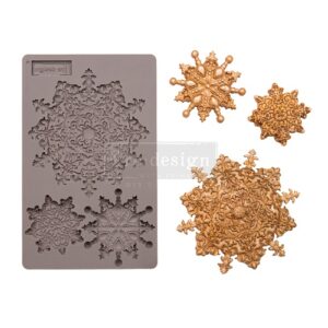 Siliconen giet mal - Snowflake Jewels
