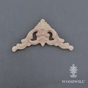 Houten ornament - Woodwill - Corner - 12,5 x 9 cm