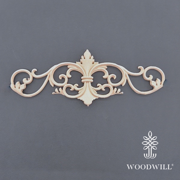 Houten ornament - Woodwill - Decorative Center - 20 x 6 cm 