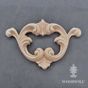 Houten ornament - Woodwill - Decorative Center -9 x 6 cm