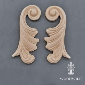 Houten ornament - Woodwill - Decorative Set - 12 x 4 cm