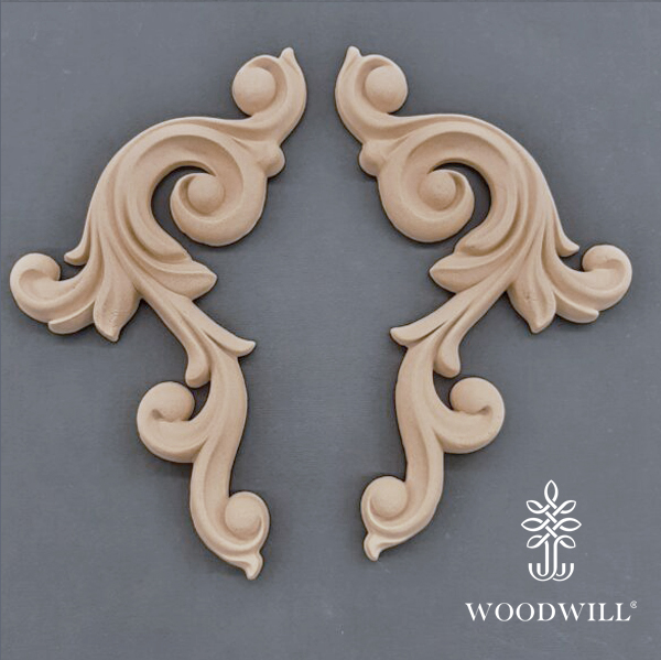 Houten ornament - Woodwill - Decoratie Set - 25,5 x 12 cm