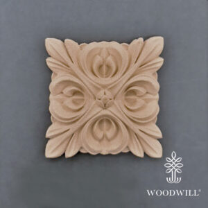 Houten ornament - Woodwill - Decorative Tile - 9.5 x 9.5 cm