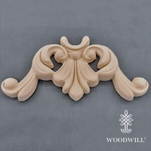 Houten ornament - Woodwill - decorative Corner- 16 x 8 cm