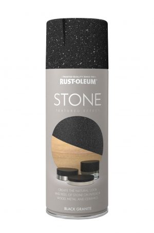Steeneffect Spuitlak - Zwart Graniet