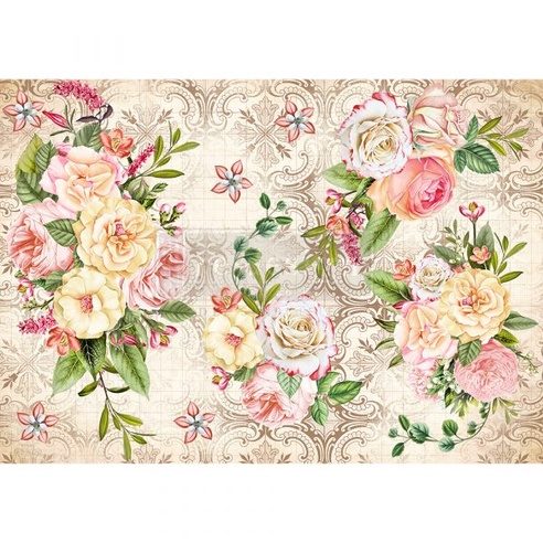 Decoupage papier - Redesign - Amiable Roses