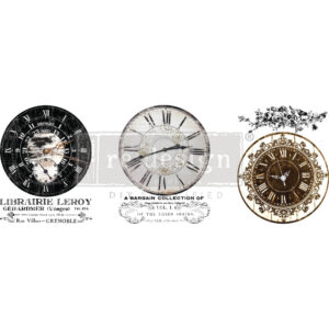 Redesign - Decoratie Transfer - Vintage Clocks