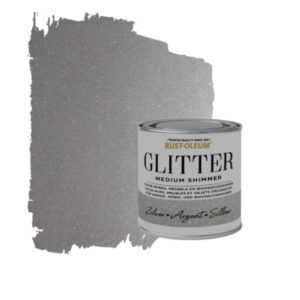 Glitter Lak -zilver- Medium shimmer