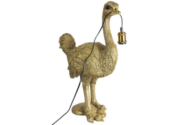 Dieren lamp Gouden Struisvogel