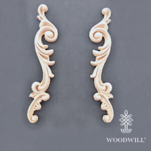 Houten ornament - flexibel - Woodwill - Decorative set van 2 - 802847