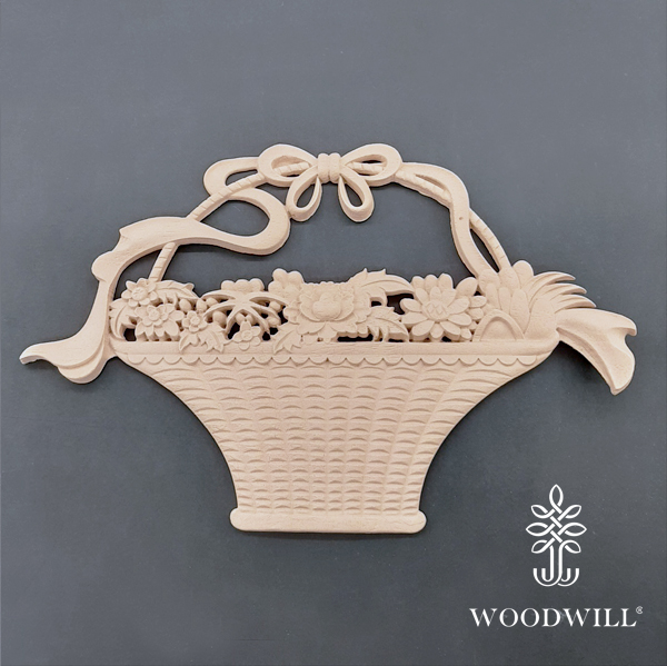 Houten ornament - flexibel - Woodwill - Decorative Basket