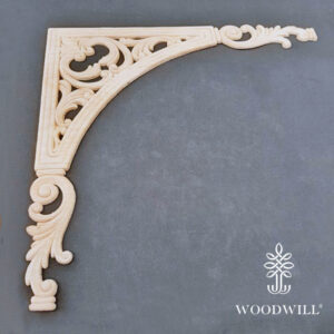 Houten ornament - flexibel - Woodwill - Decorative corner - 802957