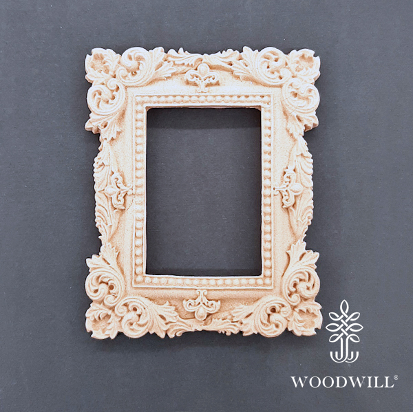 Houten ornament - flexibel - Woodwill - Decorative Frame - 802898