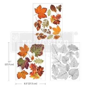 Redesign - Decoratie Transfer A 4 - Crunchy Leaves Forever
