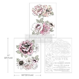 Redesign - Decoratie Transfer A 4 - Desert Rose