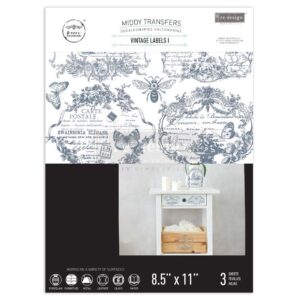 Redesign - Decoratie Transfer A 4 - Vintage Labels I