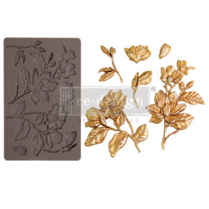 Siliconen Gietmal - Decor Mould - Redesign - Magnolia Blooms