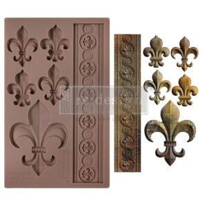 Redesign - Decor mould - Fleur de Lis en Or