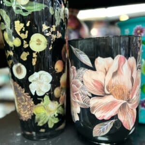 Workshop-decoupage-binnen-of-buiten-kant-vaas