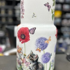 Workshop-decoupage-buitenkant-vaas