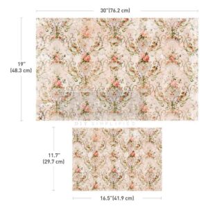 Redesign - Decoupage FIBER paper SET - Blushing Bloom
