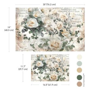 Redesign - Decoupage FIBER paper SET - My Garden Whimsy